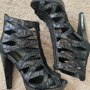 Black studded Steve by Steve Madden sandals